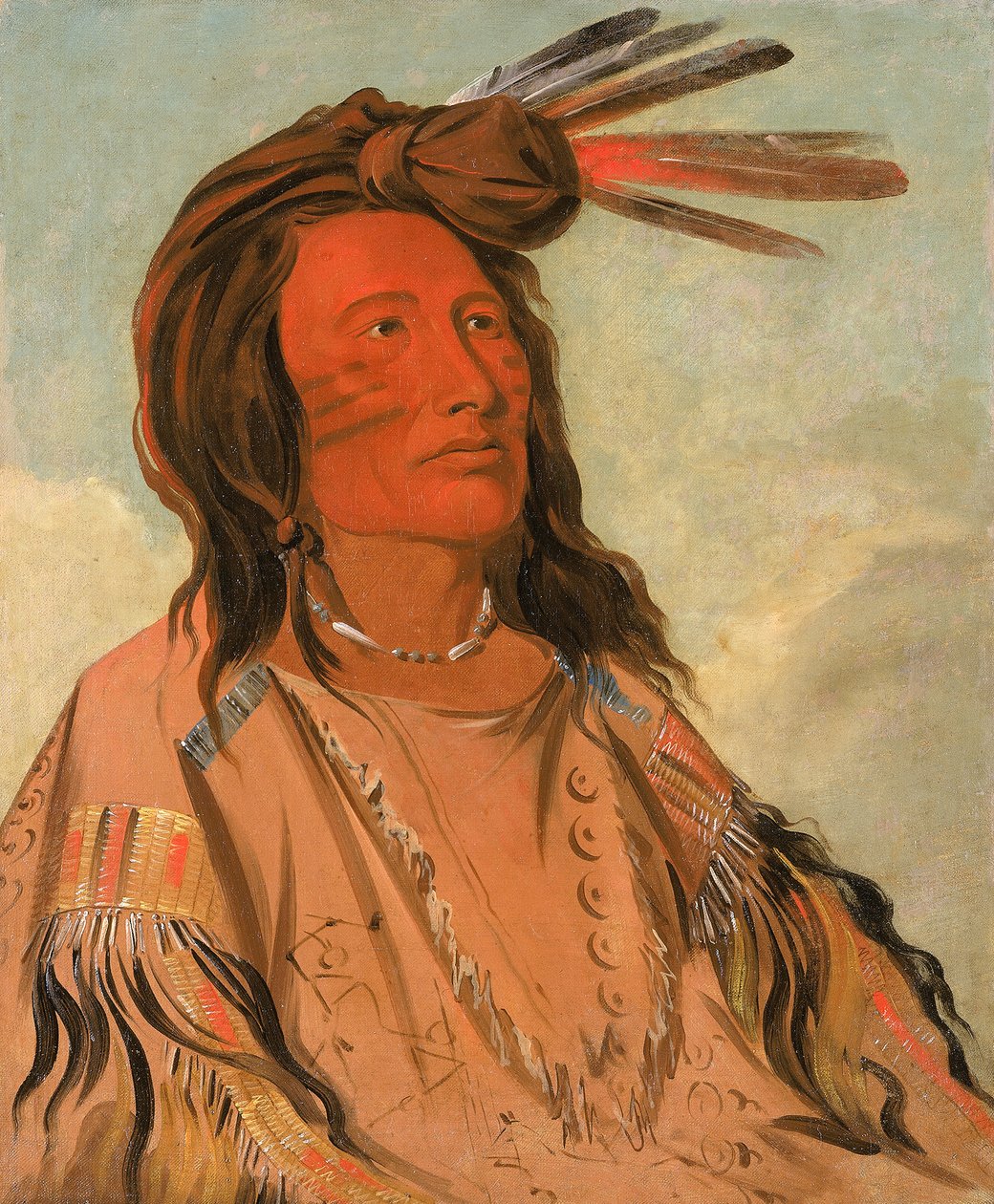 Svigerfar, Tobak, en Oglala-høvding, 1832. af George Catlin