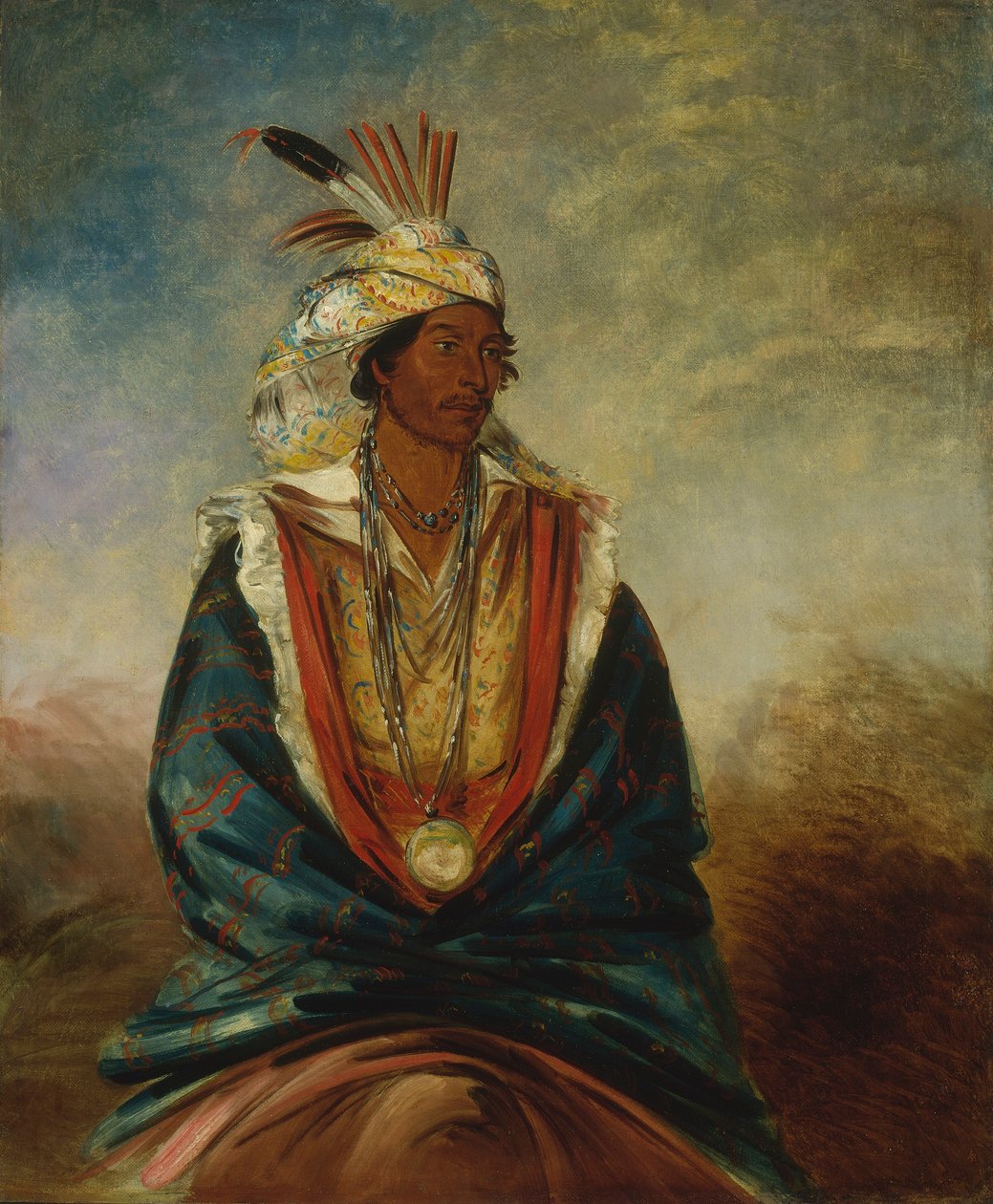 Tel-maz-há-za, en udmærket kriger af George Catlin