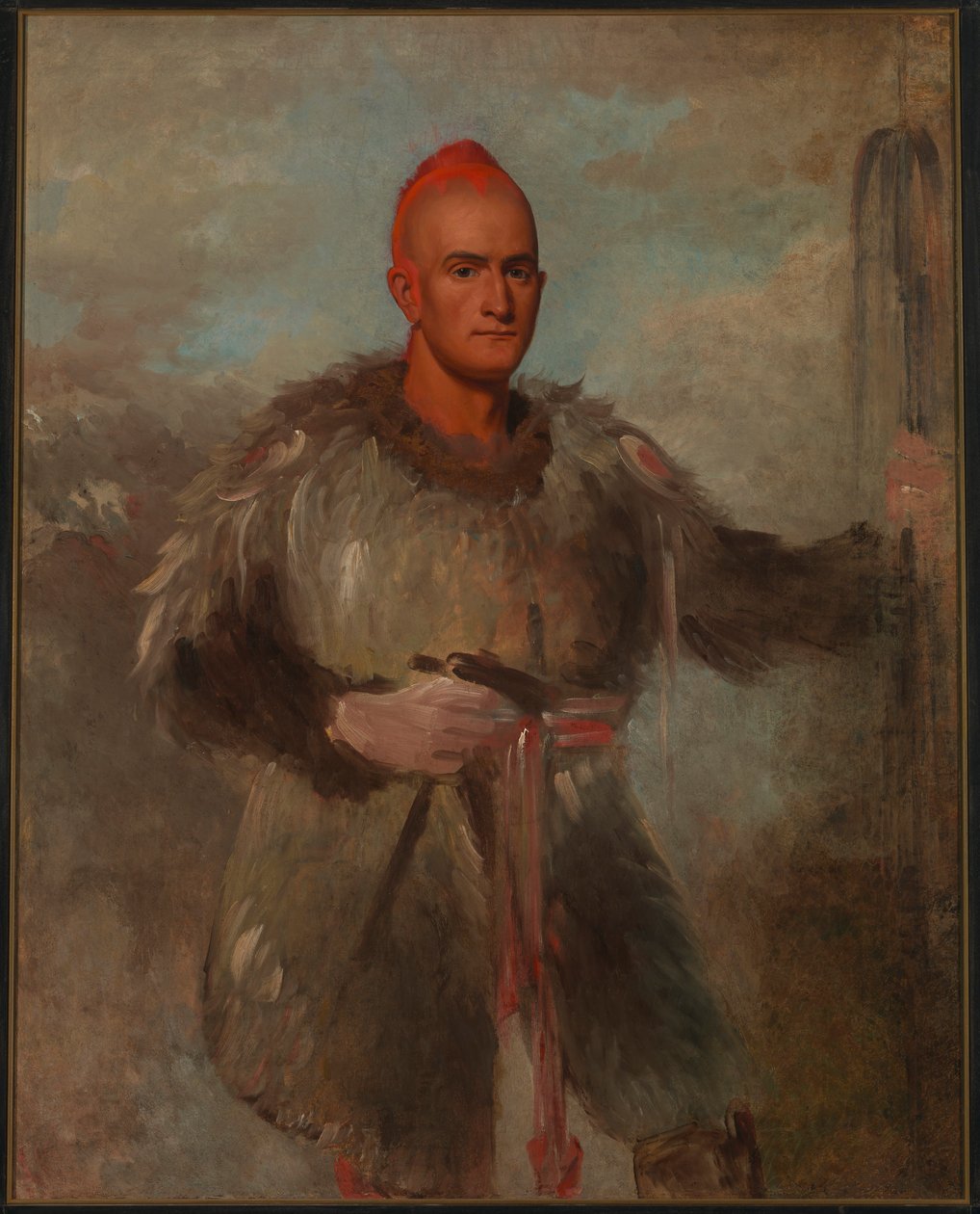 Theodore Burr Catlin i indianerkostume af George Catlin