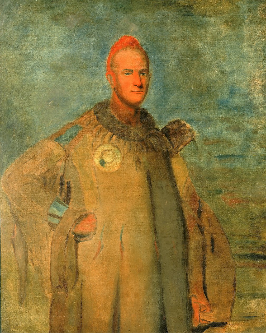 Theodore Burr Catlin i indianerkostume af George Catlin