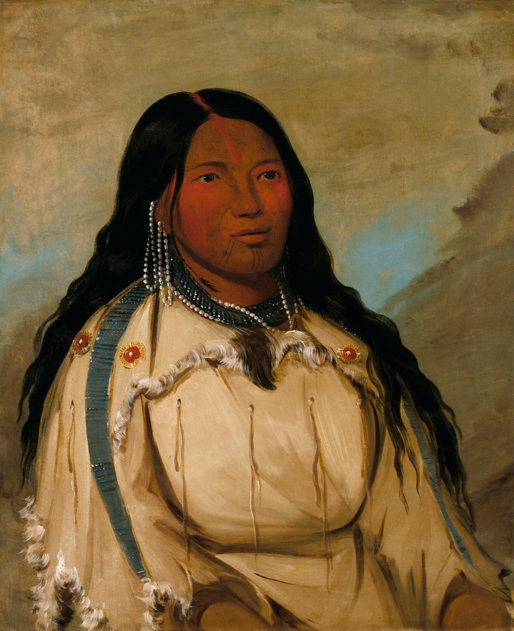 Tow-ée-ka-wet, en cree-kvinde af George Catlin