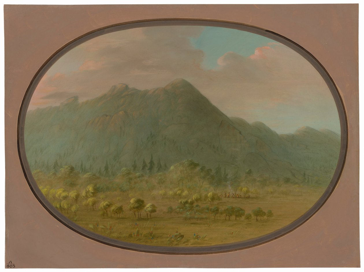 Udsigt i Krystalbjergene af George Catlin