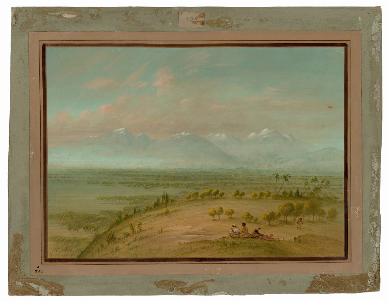Udsigt over Pampa del Sacramento af George Catlin