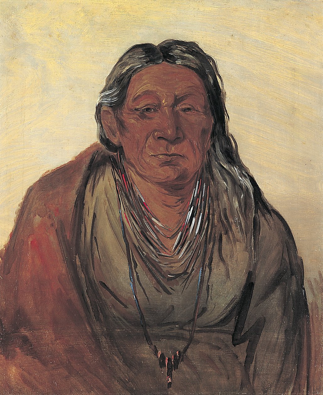 Wah-pe-séh-see, høvdingens mor af George Catlin