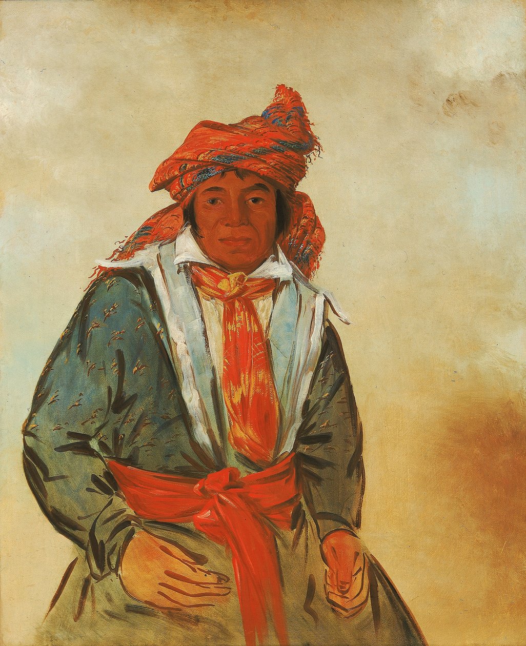 Wat-al-le-go, den modige af George Catlin