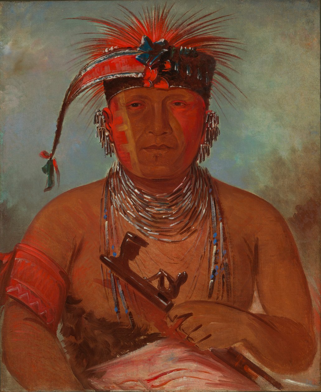 Wée-ke-rú-law, Han, der udveksler af George Catlin
