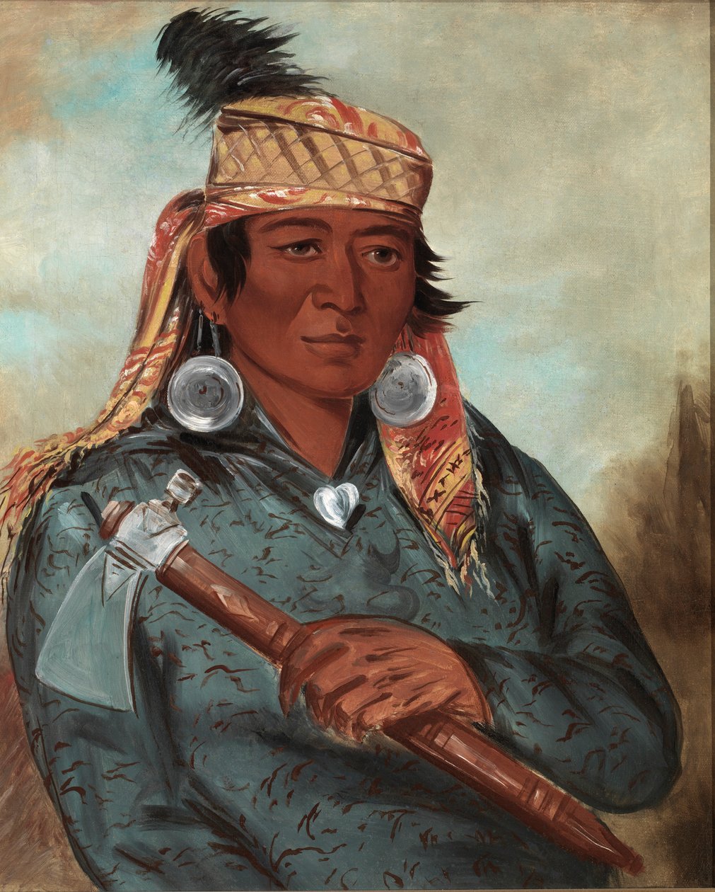 Wáh-pe-say, The White, 1830. af George Catlin