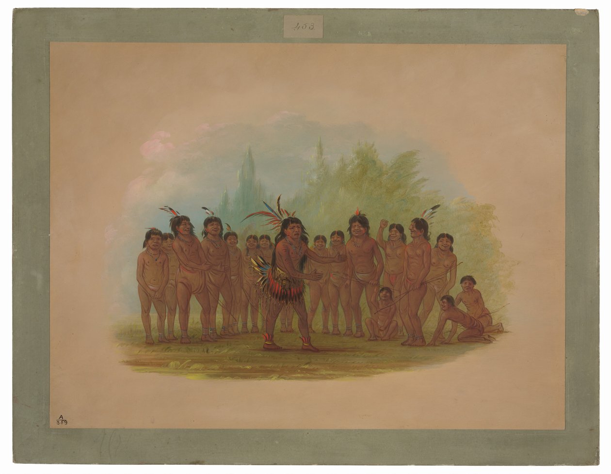 Zurumati-indianere af George Catlin