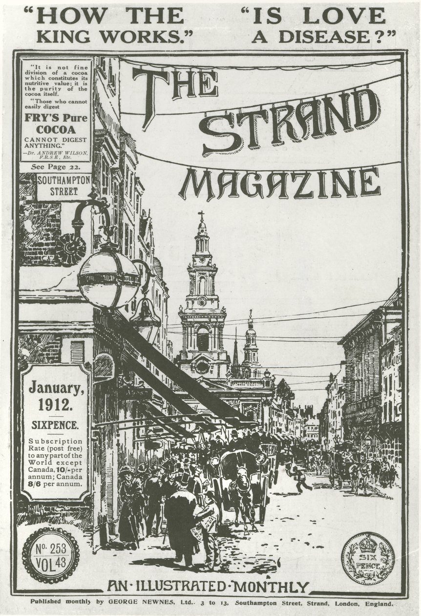 Forsiden af The Strand Magazine, 1912 af George Charles Haite