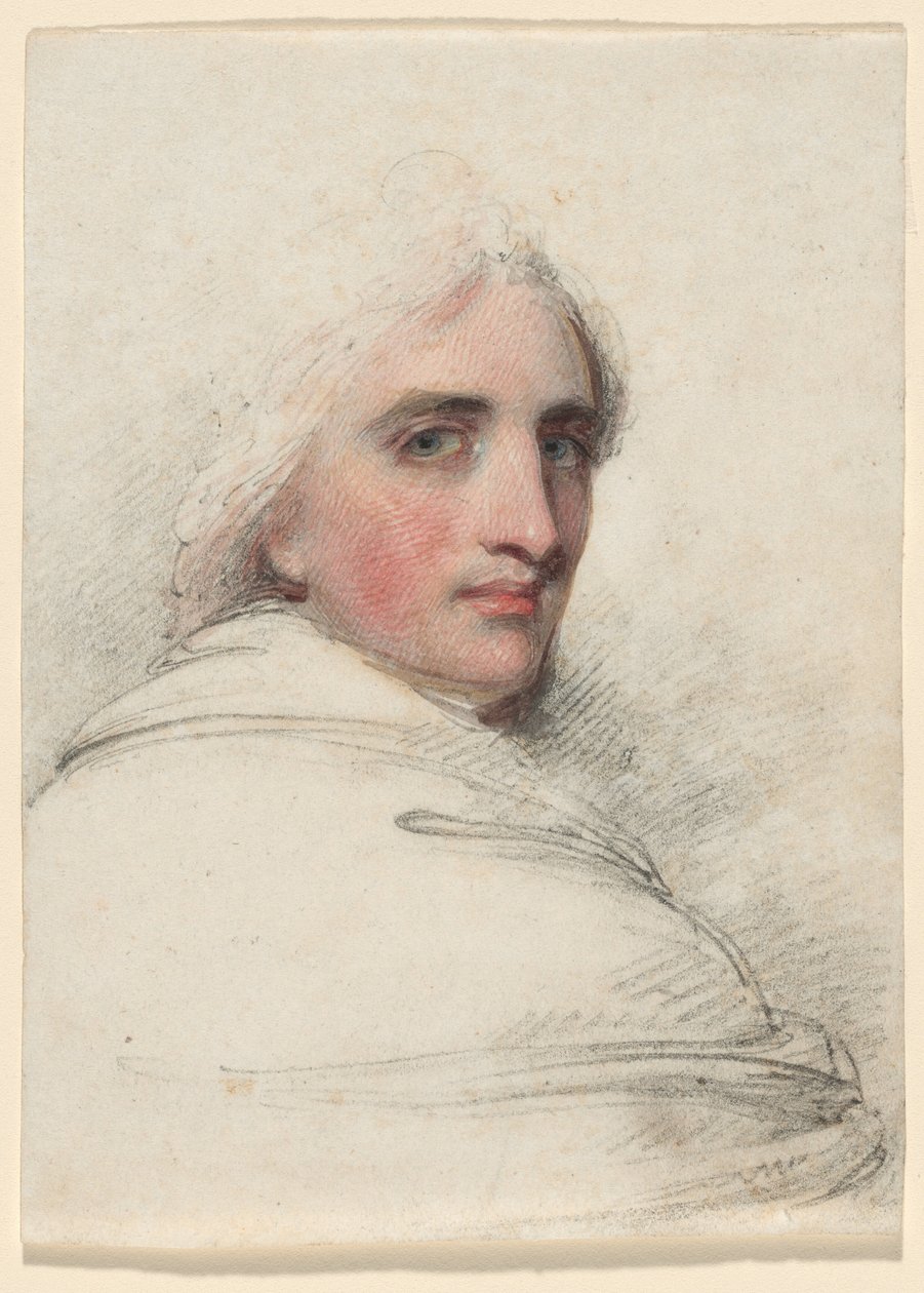 En mands hoved af George Chinnery