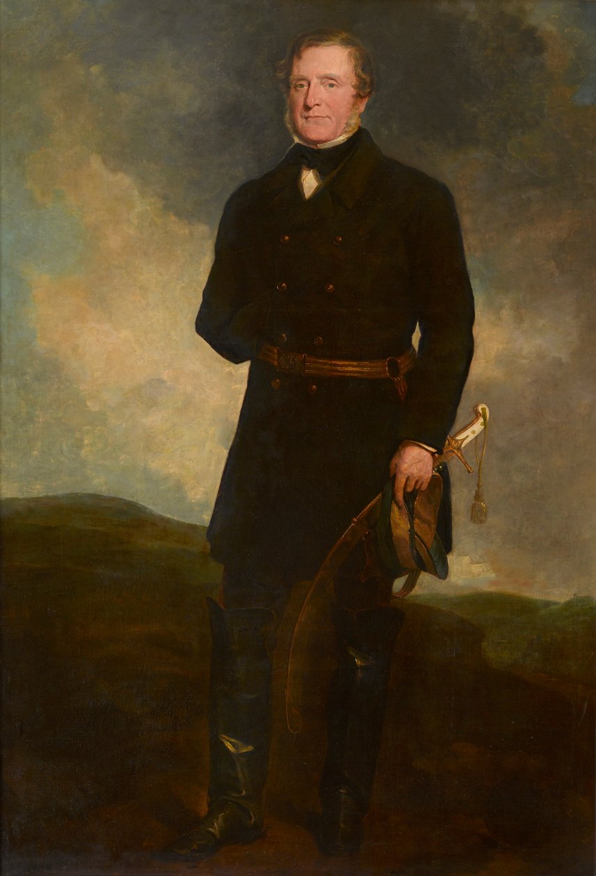 Portræt af Fitzroy Somerset af George Clark