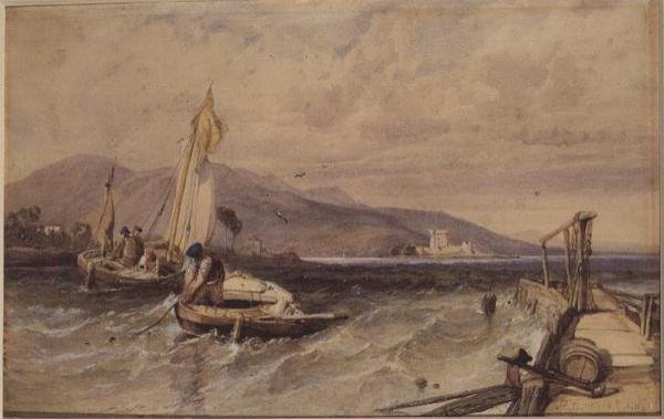 Castle Douglas, Loch Leven af George Clarkson Stanfield