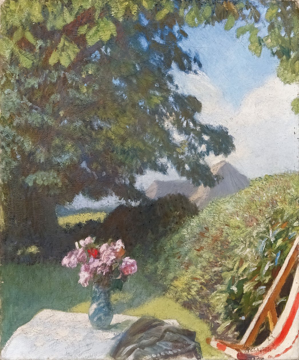 Et Hjørne af Haven af George Clausen