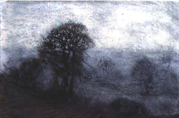 En vinteraften af George Clausen