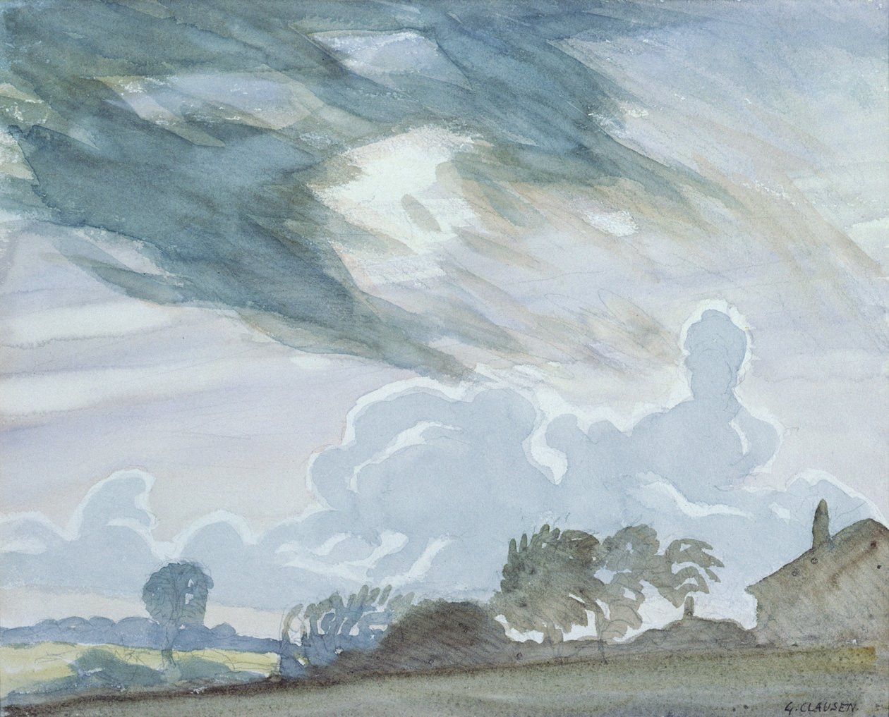 Eftermiddag, Essex af George Clausen
