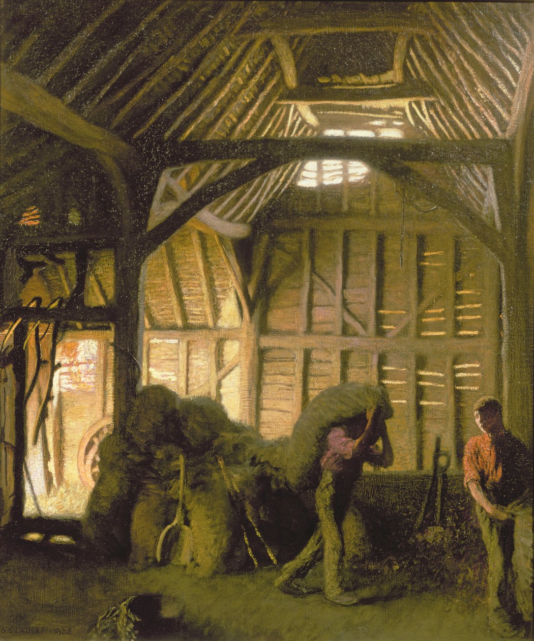 En gammel lade af George Clausen