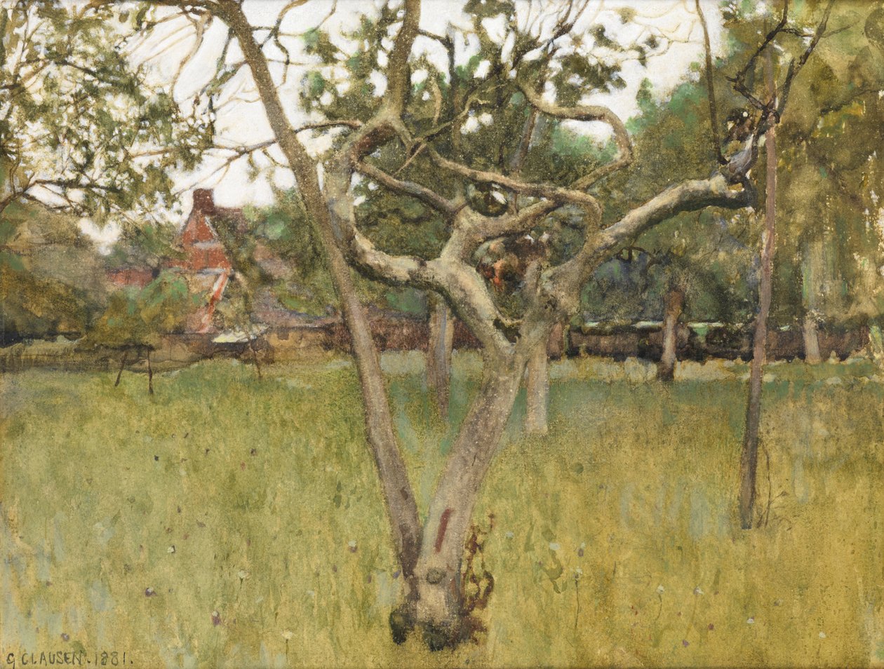 En frugthave af George Clausen