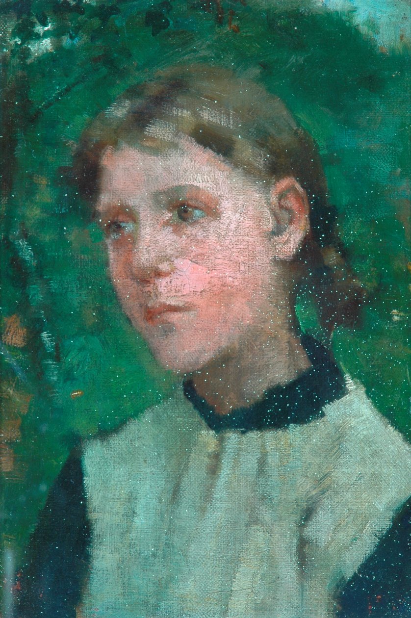 Hovedet af en pige af George Clausen