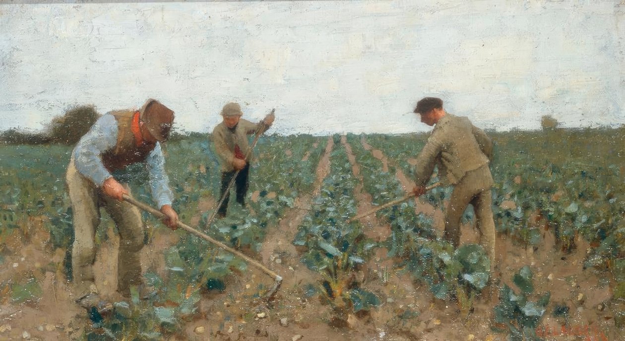 Bearbejdning af landet af George Clausen