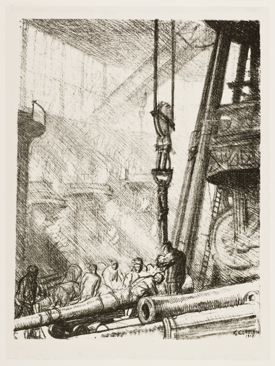 Løft af en slange af George Clausen