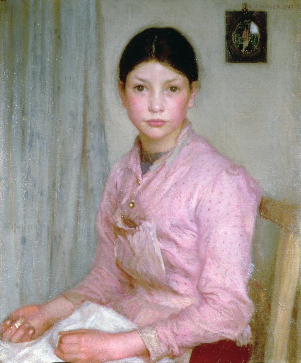 Lille Kitty af George Clausen