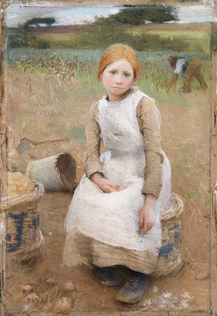 Lille Rose af George Clausen