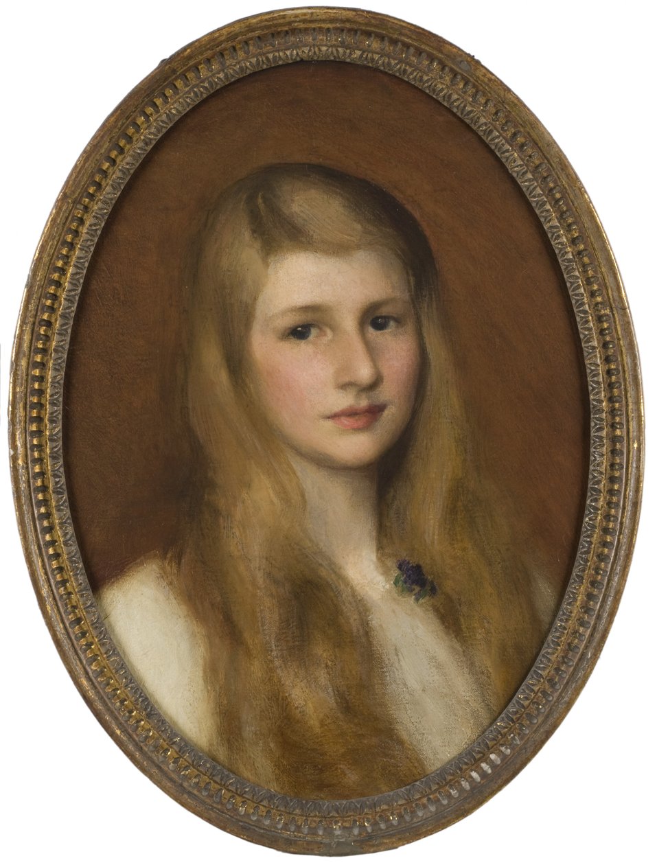 Portræt af Margaret Hilton af George Clausen