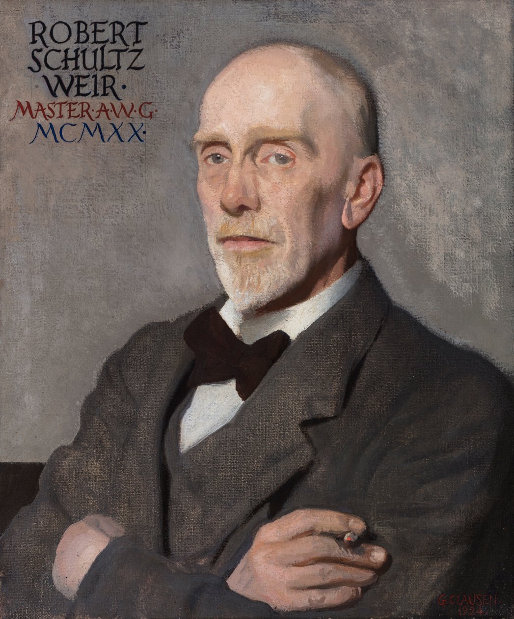 Portræt af Robert W. Schultz Weir af George Clausen