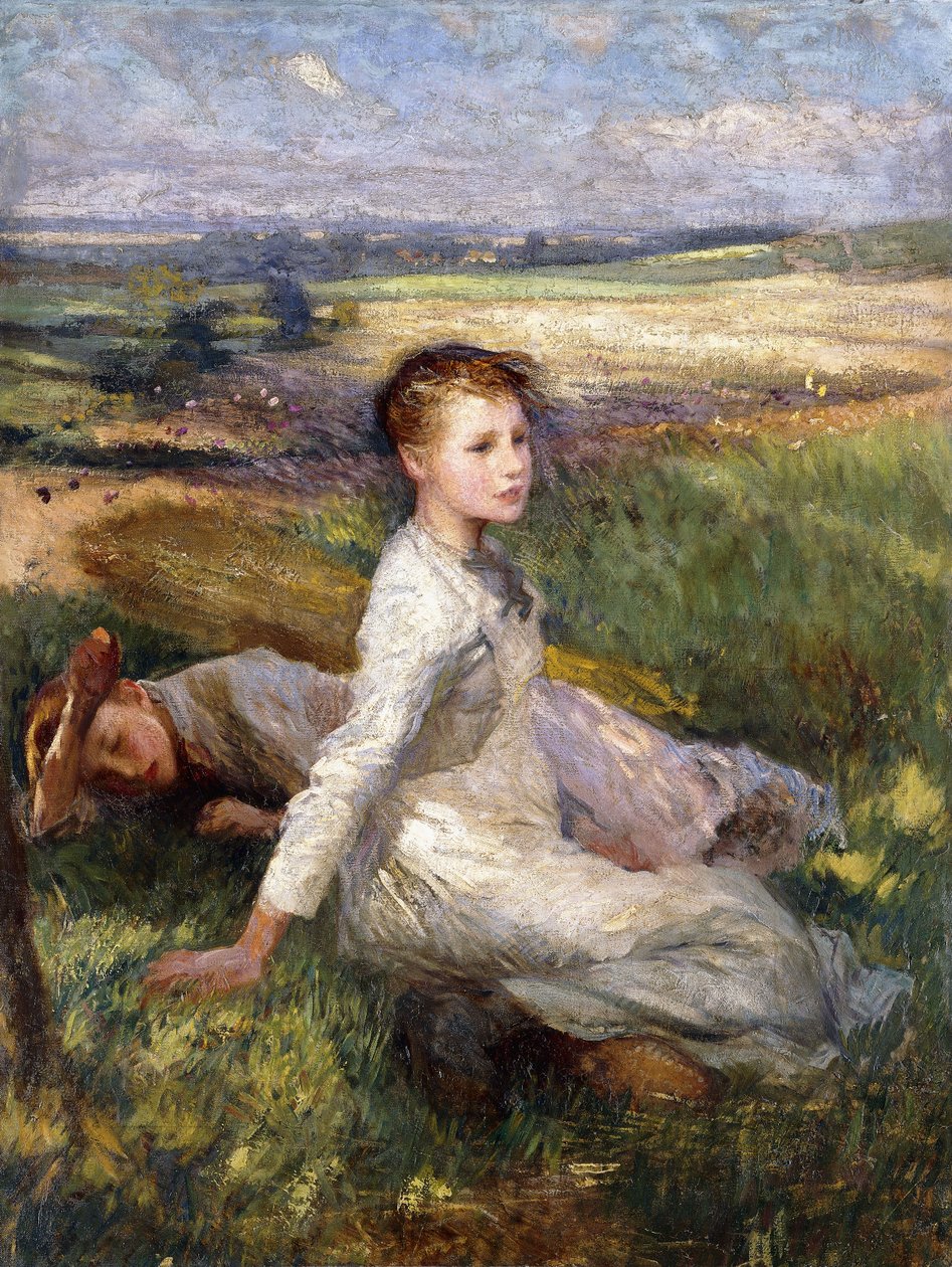 Sommer i markerne af George Clausen