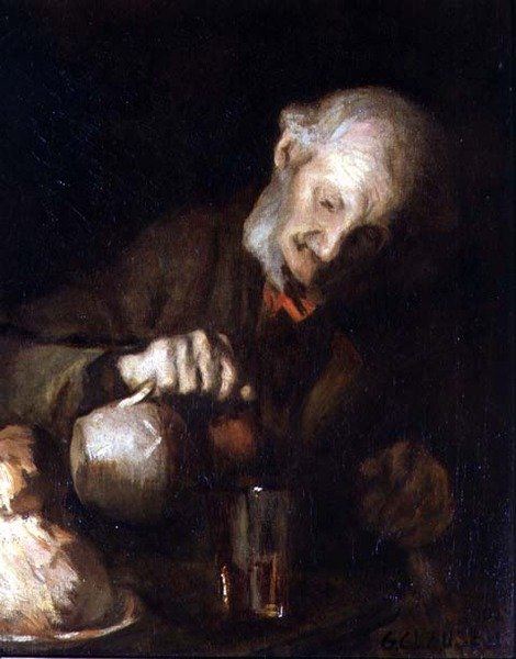 Den lille brune kande af George Clausen