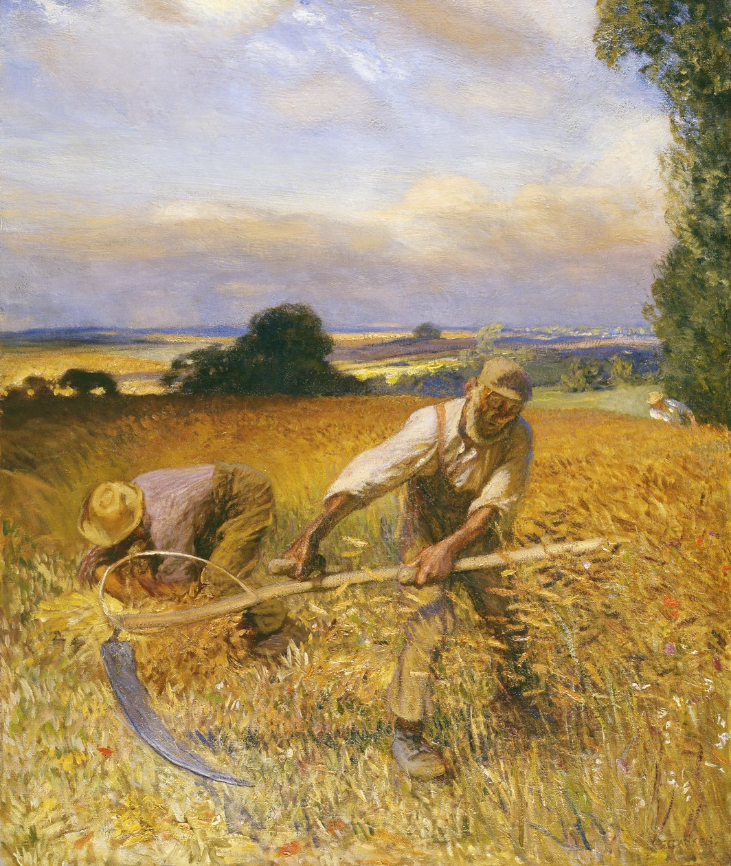 Den gamle mejer af George Clausen