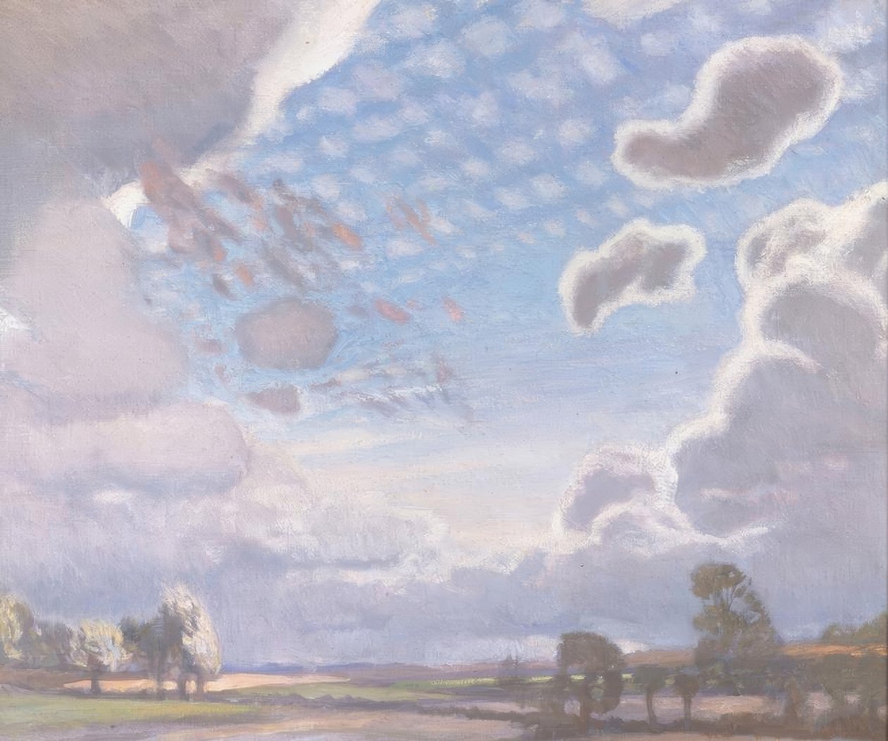 Stormens Gang af George Clausen