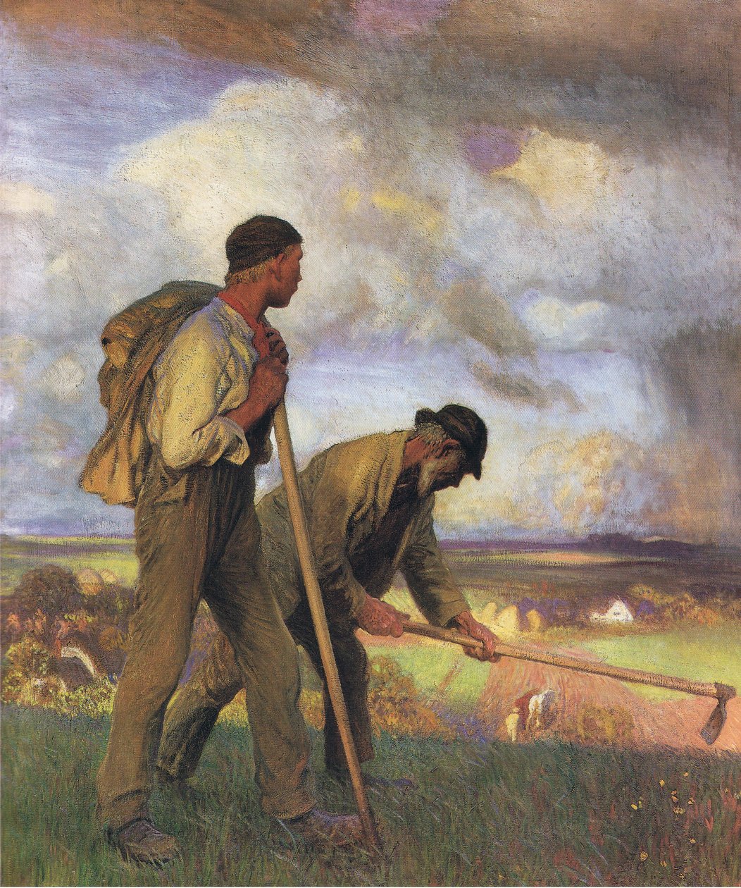 Drengen og manden af George Clausen