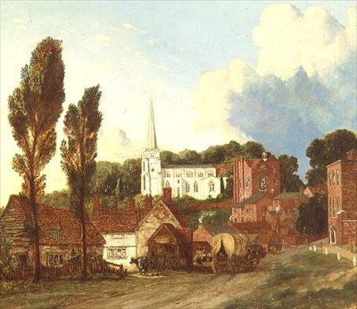 Et billede af Harrow, med St. Mary