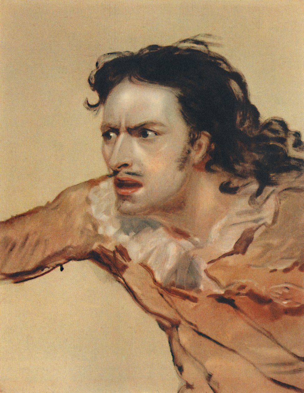 Edmund Kean som Sir Giles Overreach in a New Way To Pay Old Debts, c1816, 1948. af George Clint