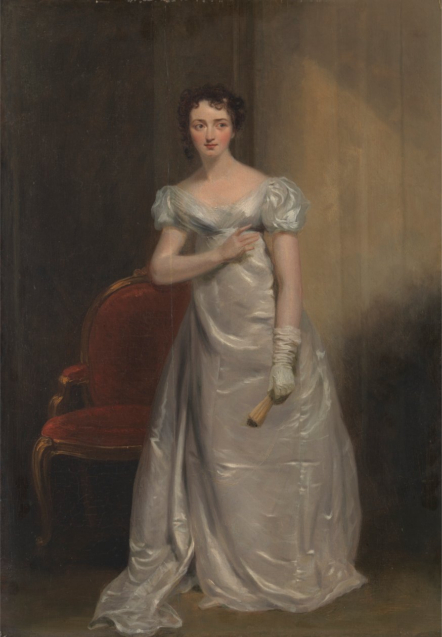 Harriet Smithson som Miss Dorillon i "Wives as They Were, and Maids as They Are" af Elizabeth Inchbald af George Clint