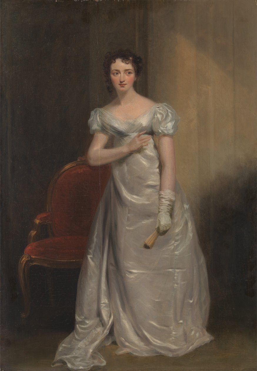 Harriet Smithson som Miss Dorillon i "Wives as They Were, and Maids as They Are" af Elizabeth Inchbald af George Clint