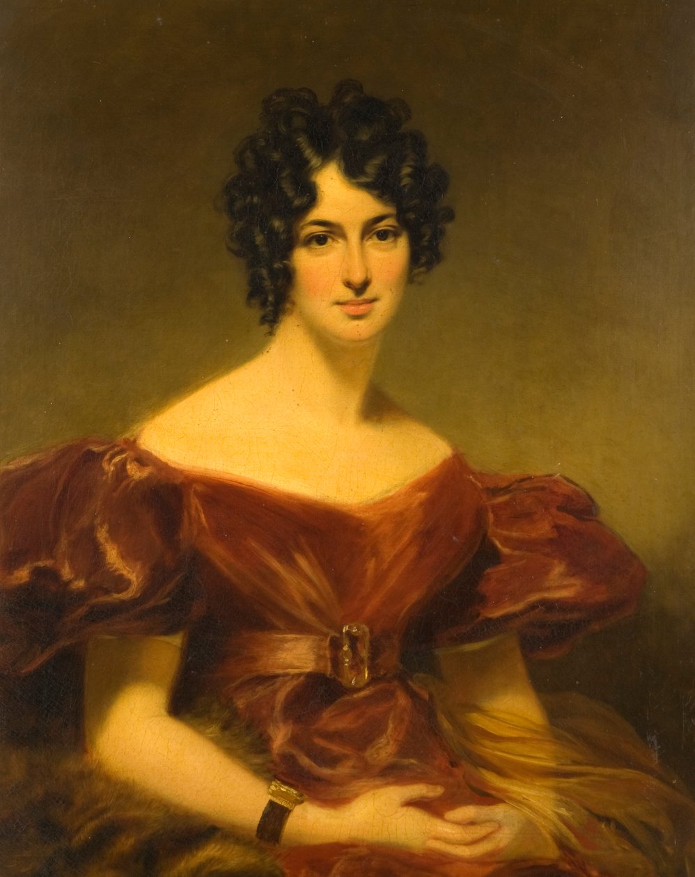 Portræt af Miss Cecilia Siddons (1794-1868) af George Clint
