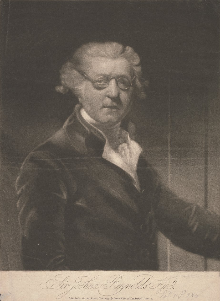 Sir Joshua Reynolds af George Clint