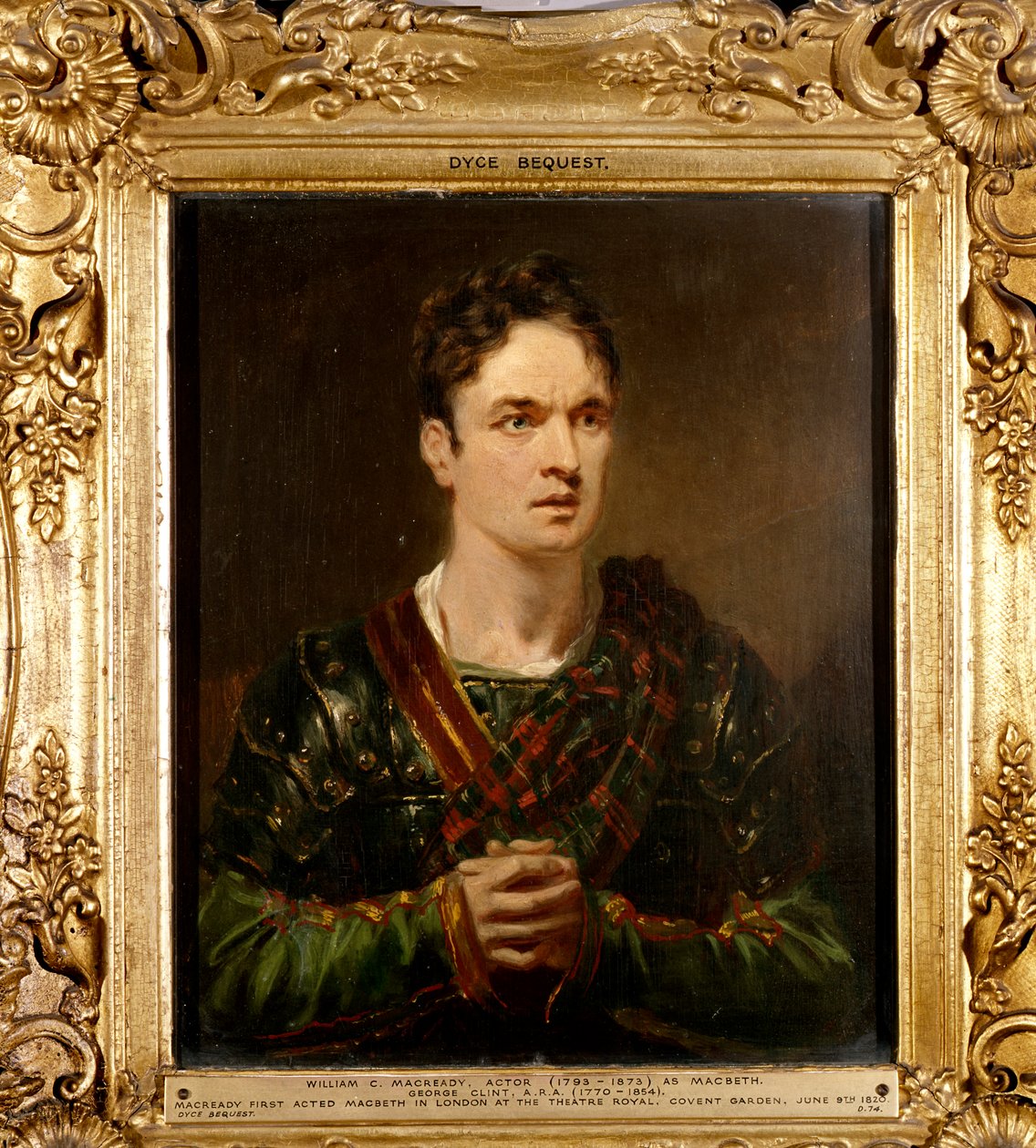 William Macready som Macbeth, ca. 1820 af George Clint