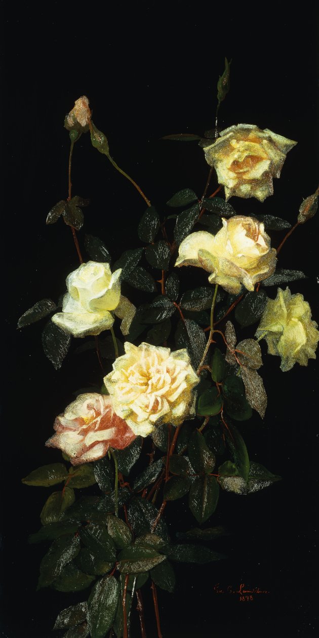 Roser, 1878 af George Cochran Lambdin