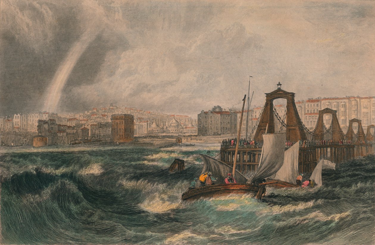 Brighthelmston, Sussex, 1825. af George Cooke