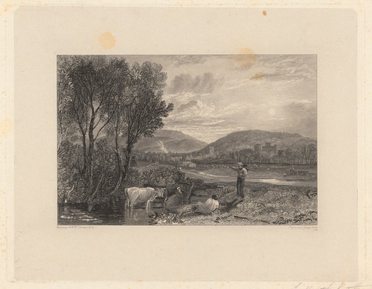 Lulworth Castle, Dorsetshire af George Cooke
