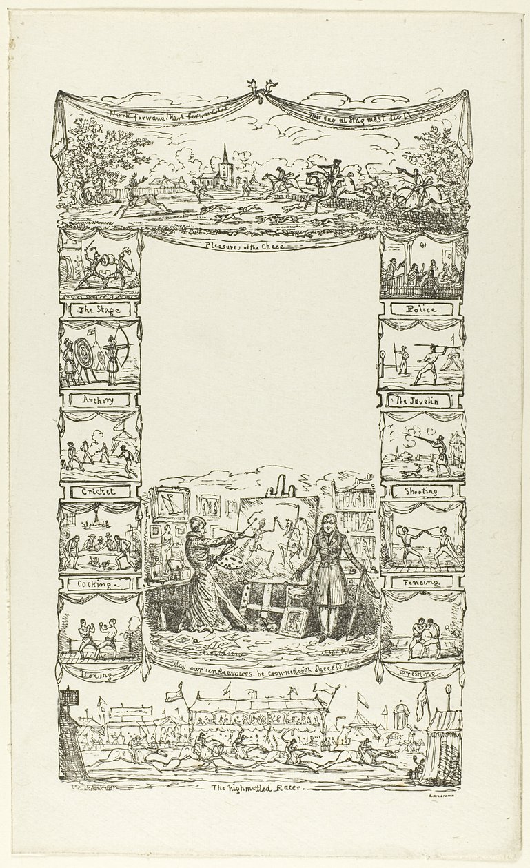 Anekdoter: Kant til en titelside af George Cruikshank