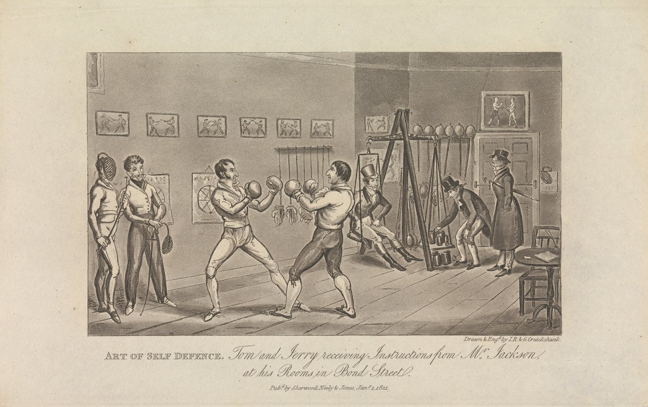 Kunsten at selvforsvar af George Cruikshank