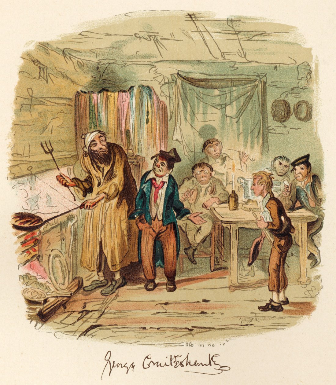 Charles Dickens bog af George Cruikshank
