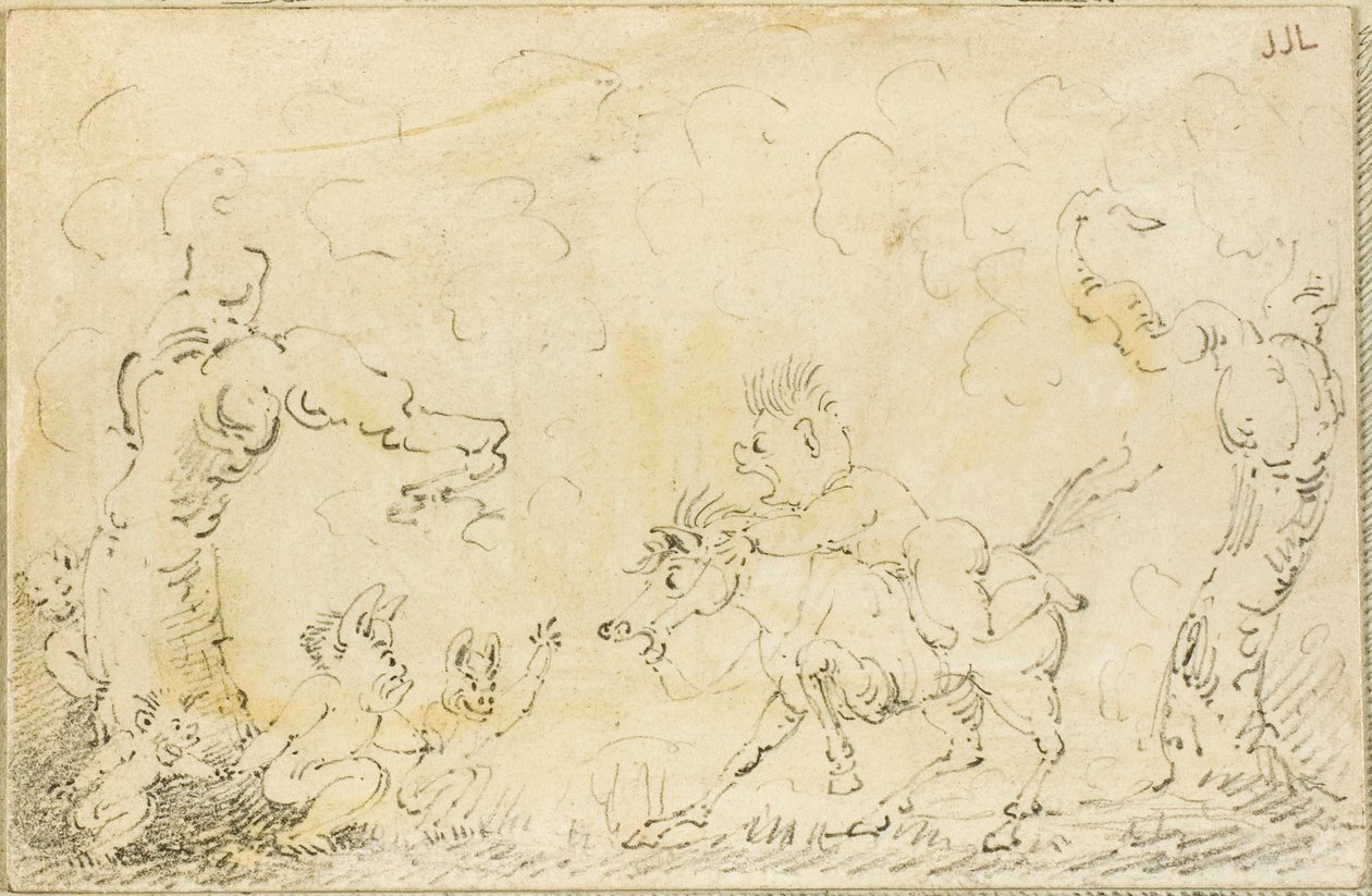 Comic Scene II af George Cruikshank