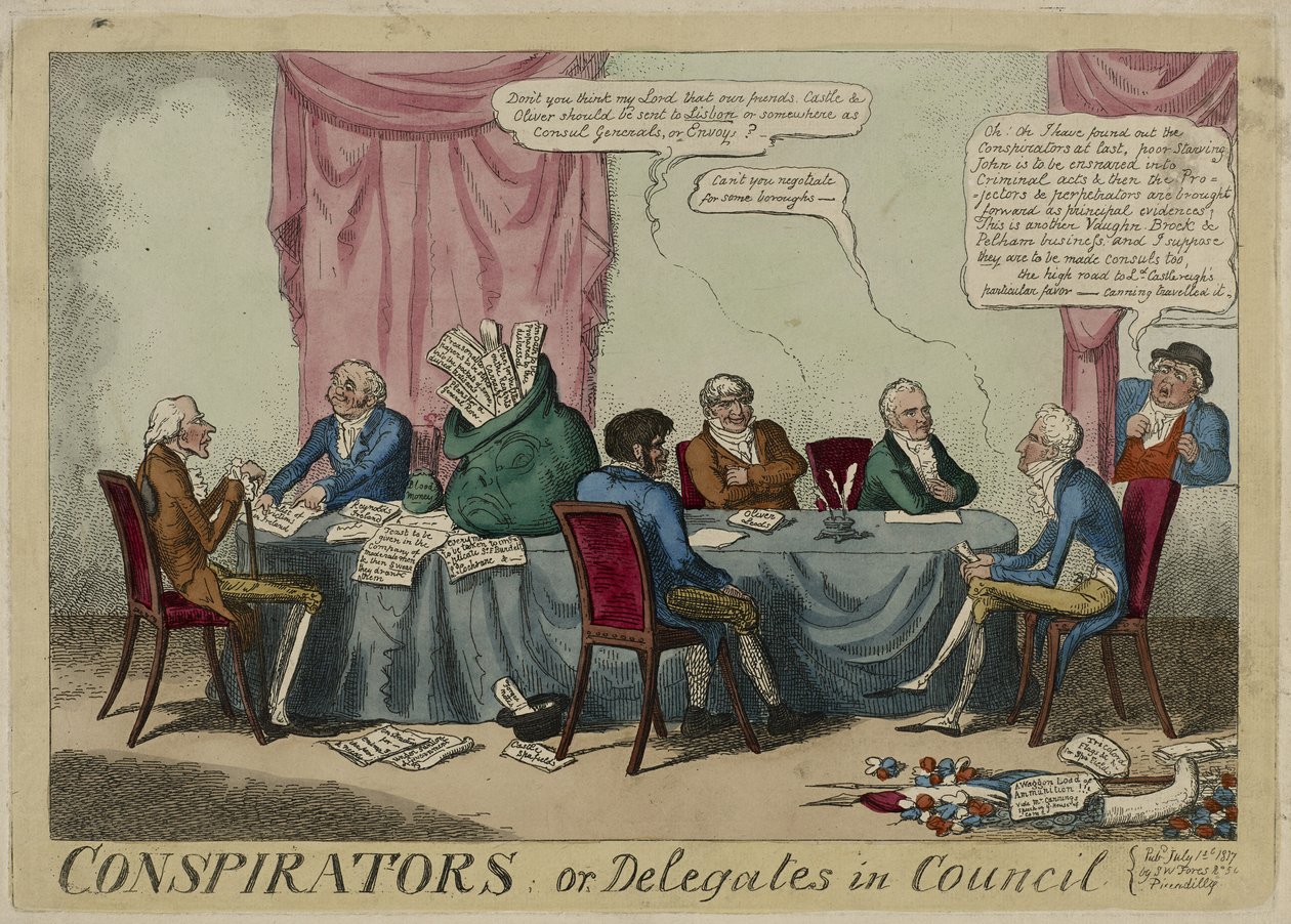 Conspirators, udgivet 1. juli af George Cruikshank