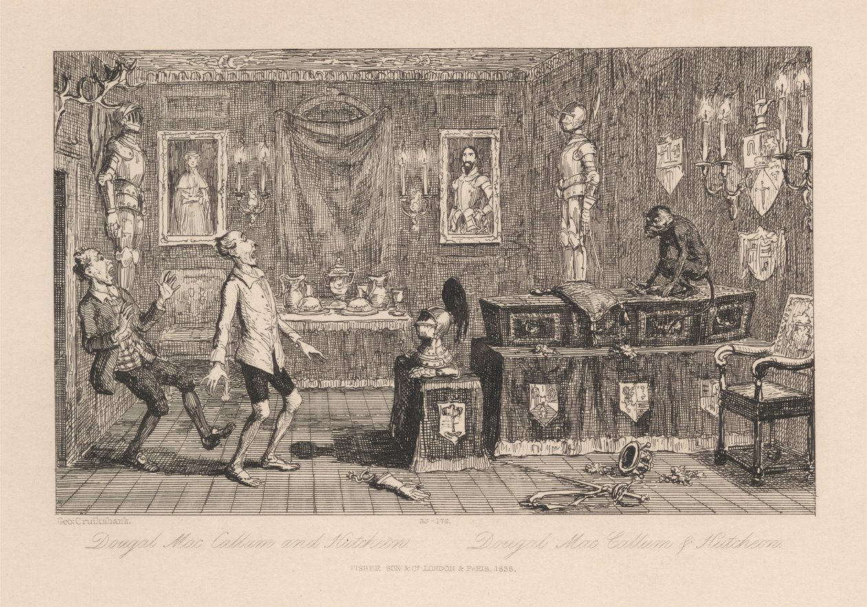 Dougal Mac Callum og Hutcheon af George Cruikshank