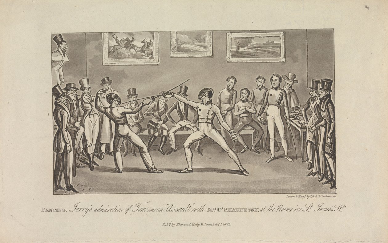 Fægtning af George Cruikshank
